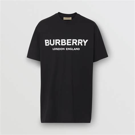 burberry logo print cotton t shirt|Burberry t shirt long sleeve.